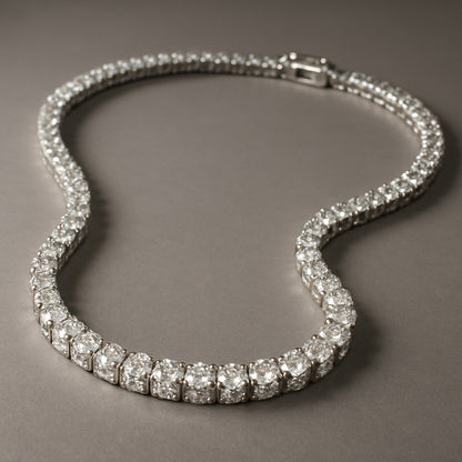 Men's Natural Earth-Mined Diamond Gold Chain 22 Inches 8.8 CARATS 4.5mm