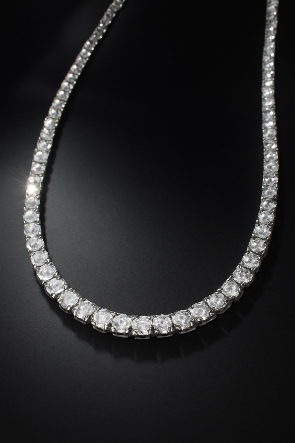 Men's Natural Earth-Mined Diamond Gold Chain 22 Inches 8.8 CARATS 4.5mm