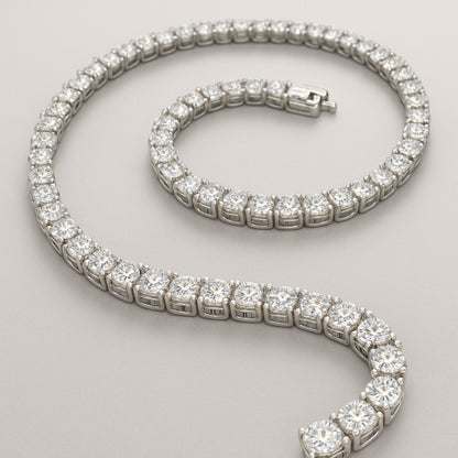 Men's Natural Earth-Mined Diamond Gold Chain 22 Inches 8.8 CARATS 4.5mm