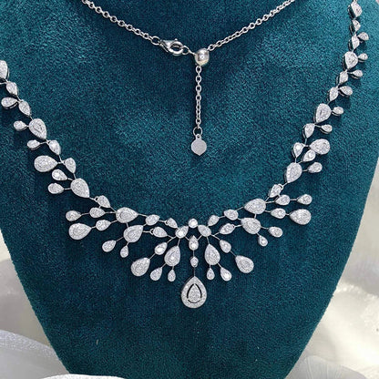 Luxury Natural Diamond Necklace 3.50 CT